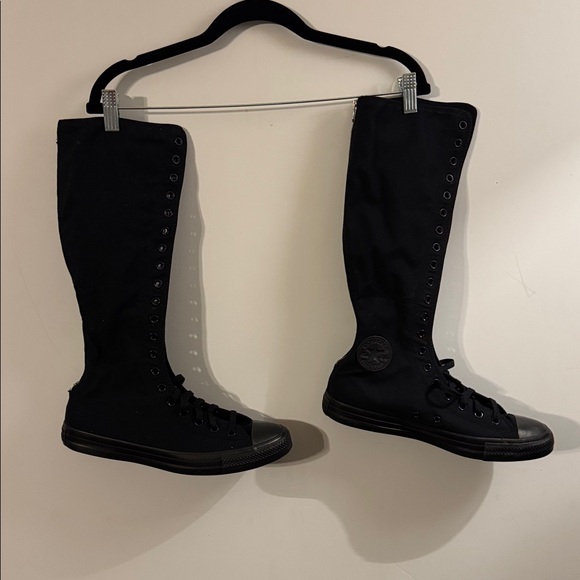 Converse Chuck Taylor All Stars Black High Lace-Up Sneaker NWOT Sz W 12.5 M 10.5 - Picture 11 of 14